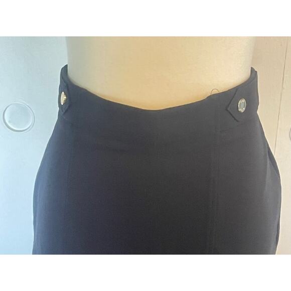Anne Klein Women's Size‎ 8 Black Pencil Skirt - Picture 2 of 7